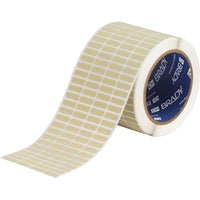 BRADY Ultra Heat Resistant Amber 2mil Polyimide Circuit Board Labels for 3” Core Printers 0.25x0.75 [10,000/Roll]