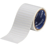 BRADY NON-REFLOW AND REFLOW HIGH TEMPERATURE GLOSSY 2 MIL POLYMIDE CIRCUIT BOARD LABELS FOR 3 CORE PRINTERS - 0.25 x 0.25 10,000/ROLL
