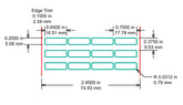 Identco TTL102-700-10 Glossy White Polyester PCB Component Label [10,000/Roll]