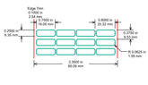 Identco Gloss White Polyimide Thermal Transfer Labels [10,000/Roll]