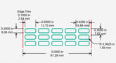 Identco Glossy White Polyester PCB/Component Label [10,000/Roll]