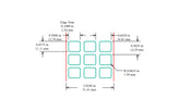 Identco TTL127-403-10 Glossy White Polyester PCB/Component Label, 0.5x.4375 [10,000/Roll]