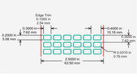 Identco TTL139-700-10 Glossy White Polyester PCB/Component Label, 0.3x.20 [10,000/Roll]