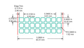 Identco TTL146-700-10 Glossy White Polyester PCB/Component Label, 0.315x.315 [10,000/Roll]