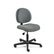Bevco V4007HC-AV-GRY Value-Line Pneumatic Chair 17-22 Height Adjustment, Hard Floor Casters With Arms, Gray Fabric