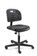 Bevco V7007HC Breva Desk Height Black Polyurethane Chair, Black Nylon Base, Hard Floor Casters