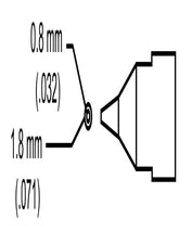HAKKO A1002 Desoldering Nozzle, 0.8 x 1.8mm