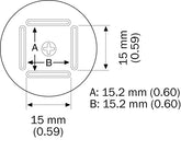 Hakko A1126B QFP Hot Air Nozzle, 15.2 x 15.2mm