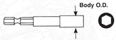 ASG 64916 1/4" Hex Head Screw & Nut Bits
