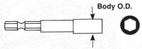 ASG 64916 1/4" Hex Head Screw & Nut Bits