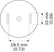 HAKKO A1187B Hot Air Nozzle