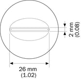 Hakko A1191 SIP Hot Air Nozzle, 25.5mm x 1mm