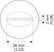 Hakko A1191 SIP Hot Air Nozzle, 25.5mm x 1mm