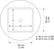 Hakko A1264B QFP Hot Air Nozzle for Rework Systems, 40.4mm x 40.4mm