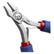 TRONEX P547 Flat Nose Gripping Pliers with Stubby Jaw 4.60" OAL