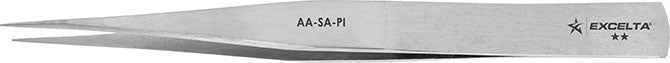 Excelta AA-SA-PI Stainless Steel Anti-magnetic Tweezers, 2 Star, 5"