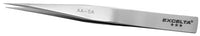Excelta AA-SA Stainless Steel Anti-magnetic Tweezer with Straight Medium Tip, 5"