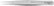 Excelta Ac-SA Neverust Tweezers With Straight Medium Tips, 3 Star, 4-1/4"
