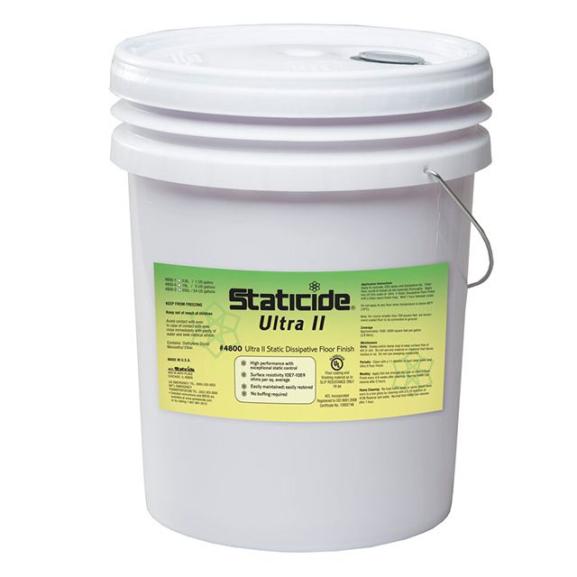 ACL 4800-5 Acrylic Floor Finish Staticide Ultra 5 Gallon Pail