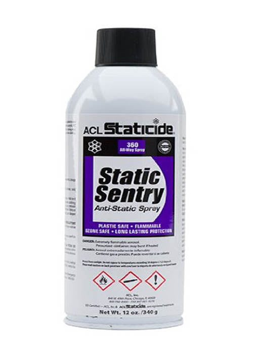 ACL Staticide 2006 Sentry Anti-Static Aerosol Spray,12 oz Can