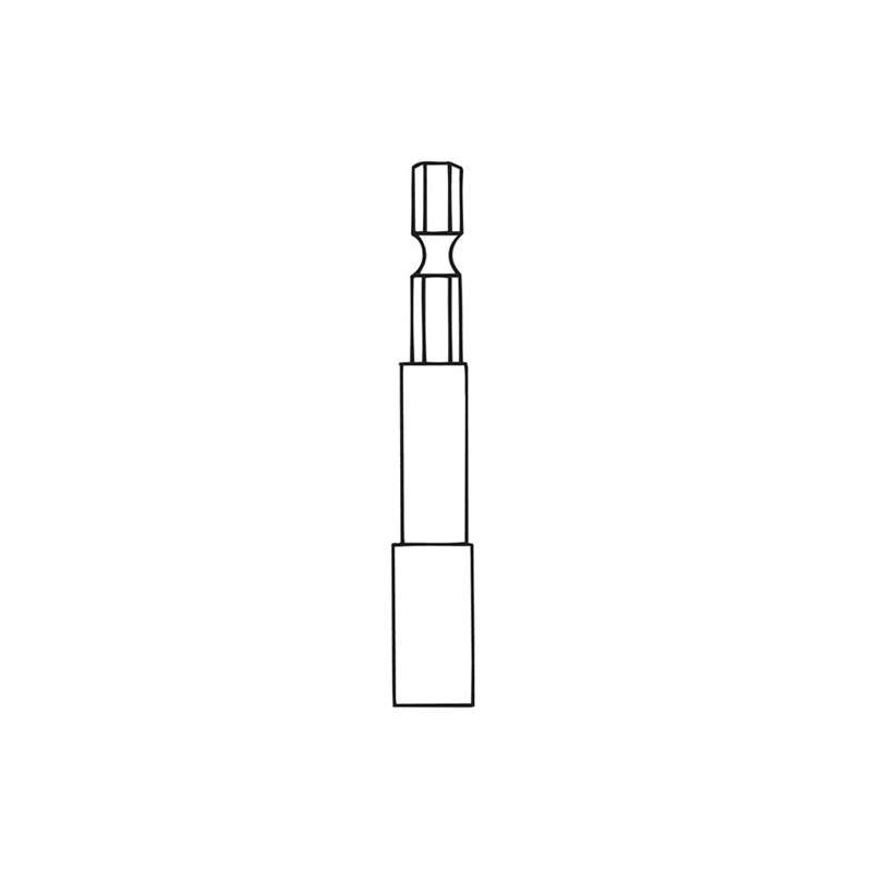 ASG 6461 Hex Magnetic Bit Holder, 1/4 in, 2-7/8 in