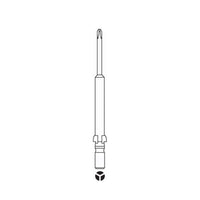 ASG 64810 Phillips Round Bit, 5 mm, #2 x 100 mm