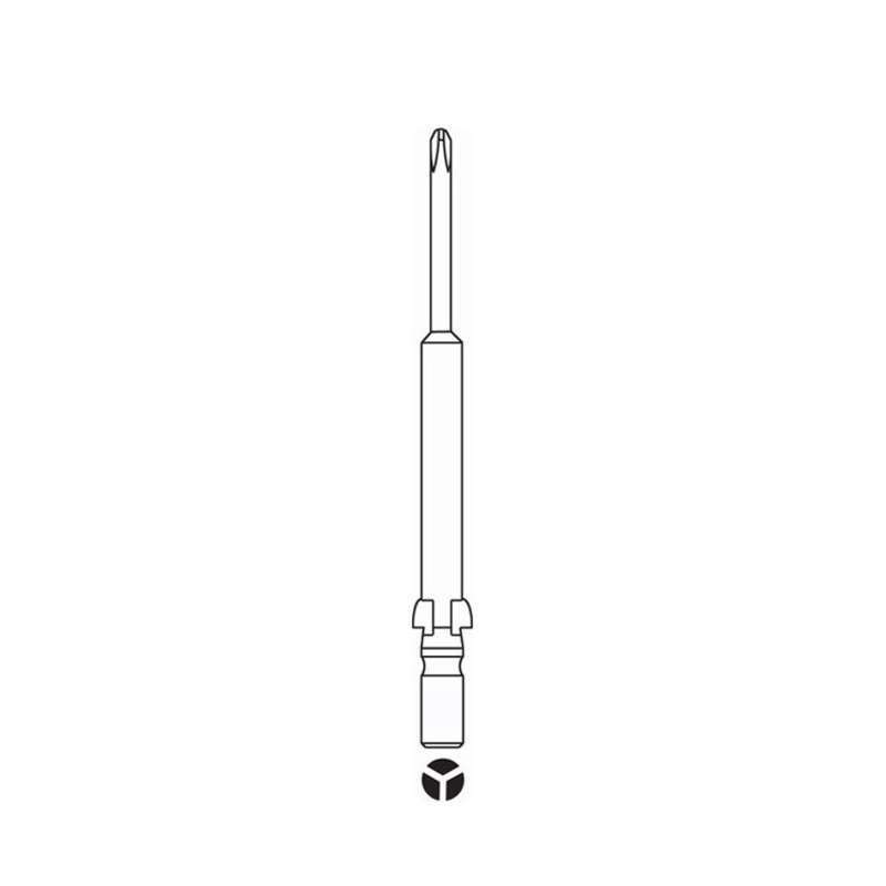ASG 64810 Phillips Round Bit, 5 mm, #2 x 100 mm