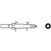 ASG 64429 Phillips Head Round Bit for Cross-Recess Head Fasteners, #2 x 60mm Long