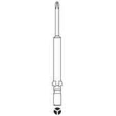 ASG 64810 Phillips Round Bit, 5 mm, #2 x 100 mm