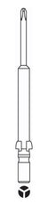 ASG 64830 Power Bits, 4.0mm #1 x 60mm Y-Bit