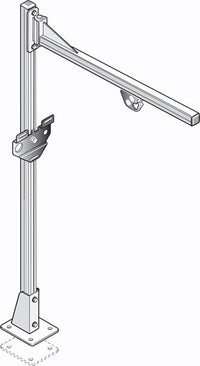 ASG 65070 Tool Support Stand Swing Boom, 4 Ft Vertical