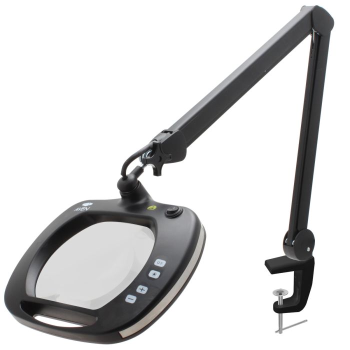 AVEN 26505-ESL-XL3-UV Mighty Vue Pro 3 Diopter [1.75X] Magnifying Lamp With UV & White Leds, ESD Safe