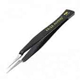 Aven 18013ARS AA-SA Style Tweezer, Black with Yellow Print