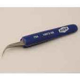 Aven 18072-ER 7-SA Stainless Steel Anti-Magnetic Tweezers with Curved Fine Tips