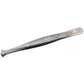 Aven 18201USA Pattern 35A Straight Broad High Precision Tweezer, Stainless Steel