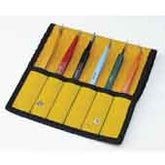 Aven 18480EZ E-Z Pick Stainless Steel Anti-Magnetic Tweezer Kit with Soft Pouch