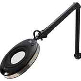 Aven 26501-LED-INX In-X Is An Illuminated Magnifier Lamp Designed For Interchangeable Magnifications Black