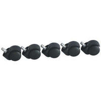 Bevco CADS/5 Dual Wheel Hard Floor Caster for Tubular Steel Base (Set of 5)