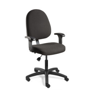 Bevco CO6003-BKF-4550S/5 Upholstered Chair, Large Back, Non-Tilt
