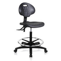 Bevco7500-CARD5S-BLK Ergonomic Polyurethane Chair