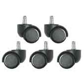 Bevco 3850S/5 Dual Wheel Hard Floor Caster for mode Ls with 5-Star Base