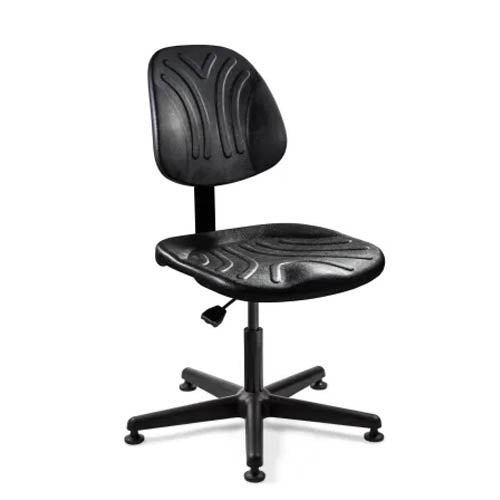 Bevco 7001D-3750S/5 Dura Heavy-Duty Black Polyurthane Chair Articulating Seat