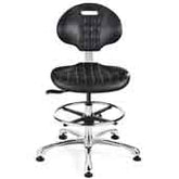 Bevco 7550E-CARD5S-BLK Ergonomic ESD Polyurethane Chair