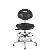 Bevco 7550E-CARD5S-BLK Ergonomic ESD Polyurethane Chair