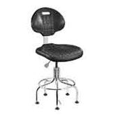 Bevco 7610E Everlast E Polyurethane ESD Chair manual Back ADJ Chrome Tubular Steel Base