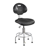Bevco 7610E Everlast E Polyurethane ESD Chair manual Back ADJ Chrome Tubular Steel Base