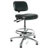 Bevco 8351-CARD5S-NAVYF Ergonomic Pneumatic Chair