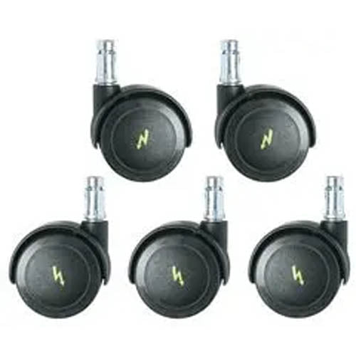 Bevco CARD5S ESD Dual Wheel Hard Floor Conductive Casters for Chairs