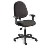 Bevco CO6003-BKF-4550S/5 Upholstered Chair, Large Back, Non-Tilt