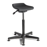 Bevco D3505 Earg Deluxe Sit Stand Soft Polyurethane Seat, 5-Star Black Nylon